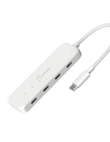 Concentrador USB-C a 4 puertos de tipo C de 2ª generación ecológico